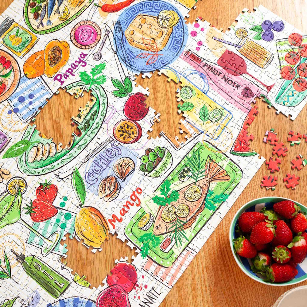 PieceHouse 1000 Piece Puzzle - Feast & Fizz