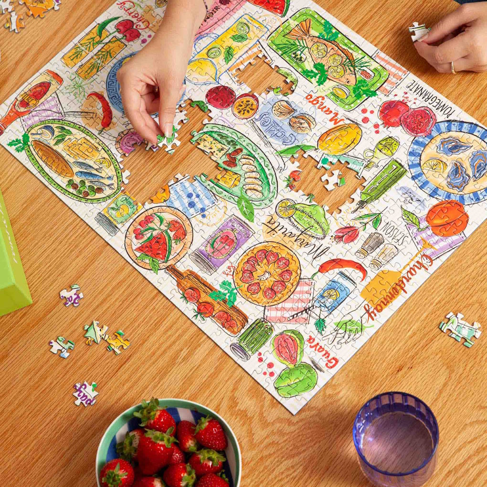 PieceHouse 500 Piece Puzzle - Feast & Fizz