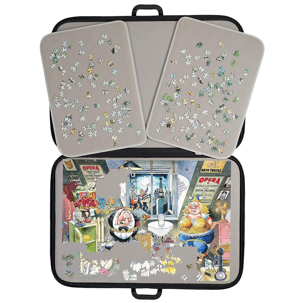 Portable Jigsaw Board Puzzle Carry Storage Safe Case Carrier 1000 Pieces  Play UK