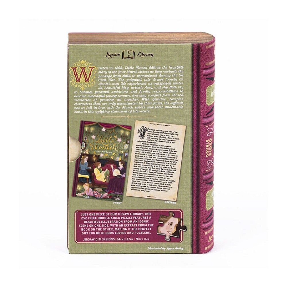 Professor Puzzle 252 Piece Double-Sided Book Puzzle - Little Women
