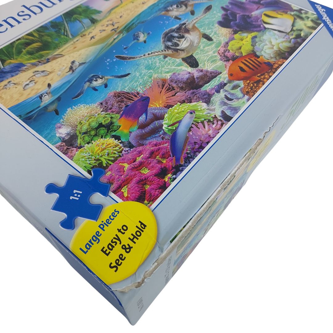 Ravensburger 500 LF Piece Puzzle - Race of the Baby Sea Turtles (Damaged Box)