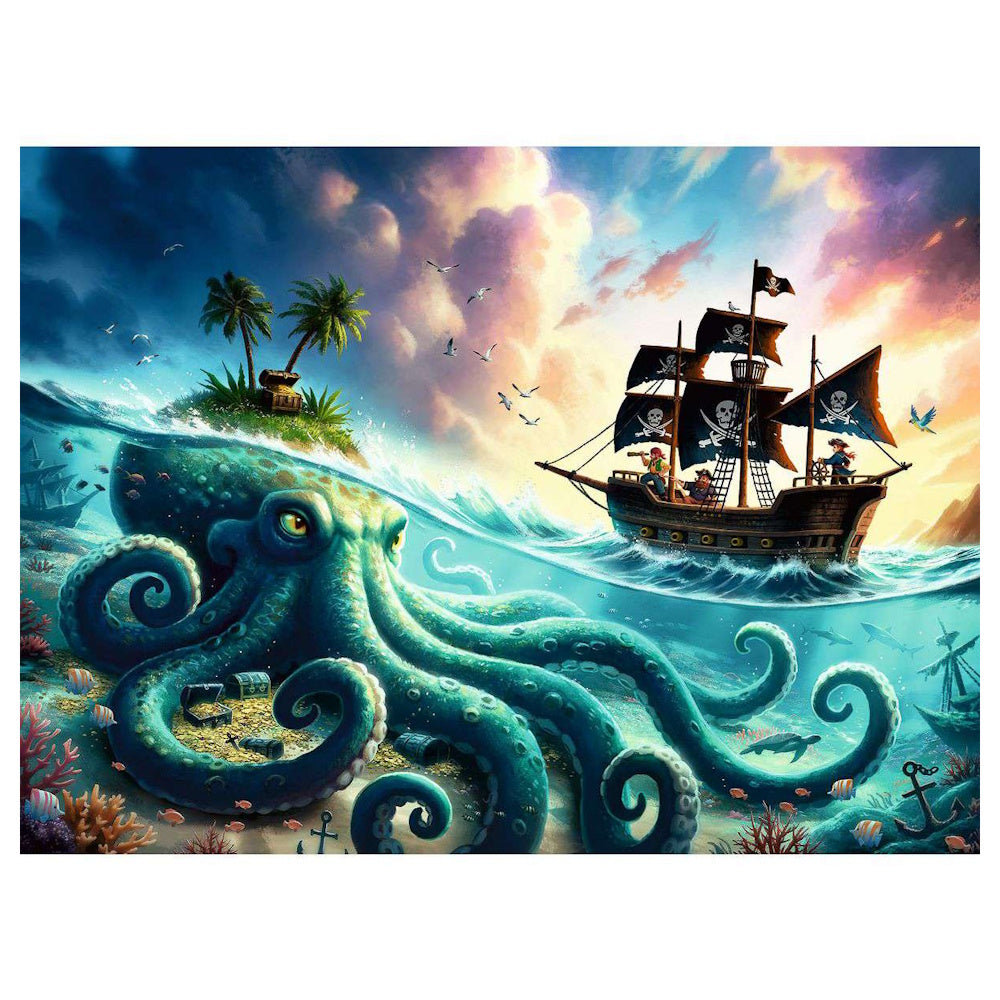 Ravensburger 100 Piece Puzzle - Octopus Treasure