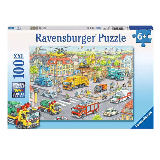 Ravensburger 100 Piece Puzzle - Vehicles in the City