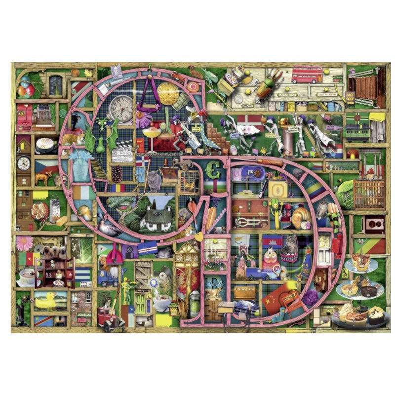 Ravensburger 1000 Piece Puzzle - Amazing Alphabet C & D