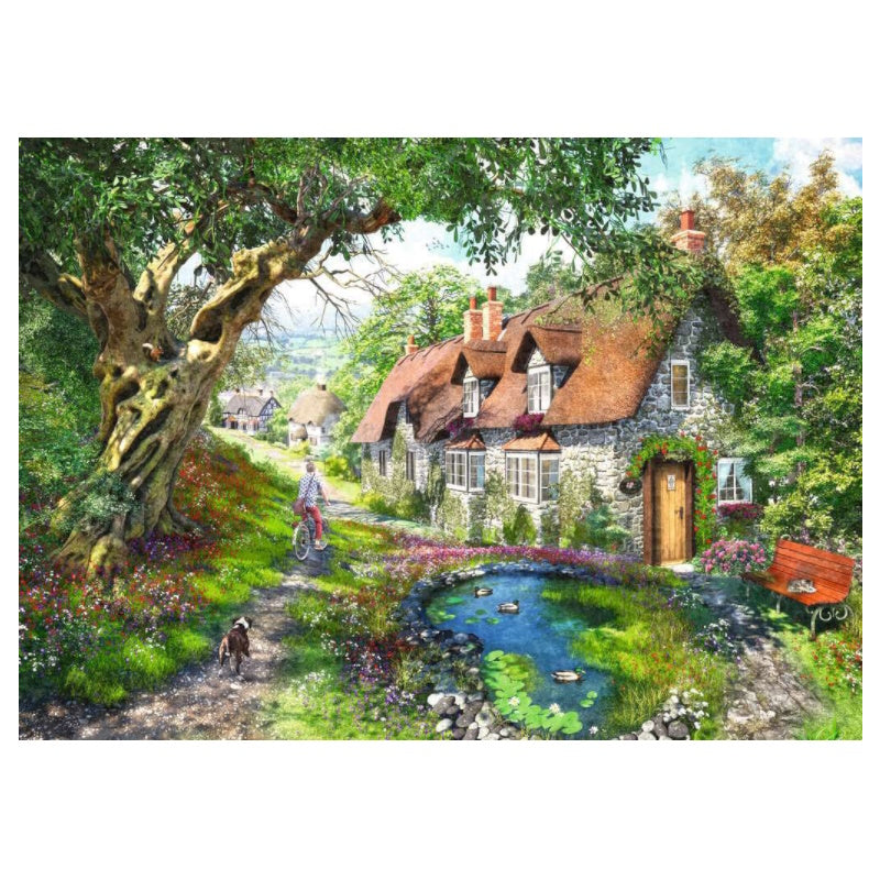 Ravensburger 1000 Piece Puzzle - Flower Hill Lane