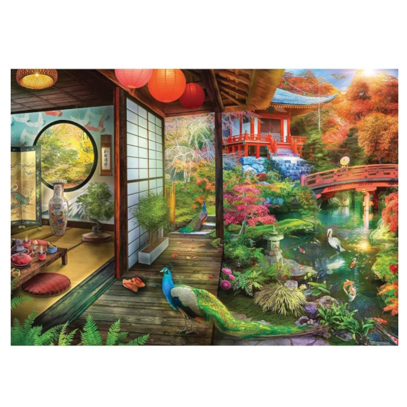 Ravensburger 1000 Piece Puzzle - Japanese Garden Teahouse