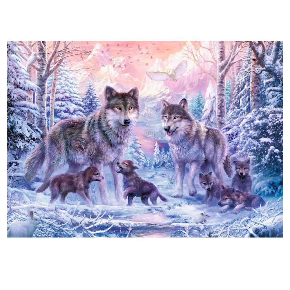 Ravensburger 1000 Piece Puzzle - Arctic Wolves