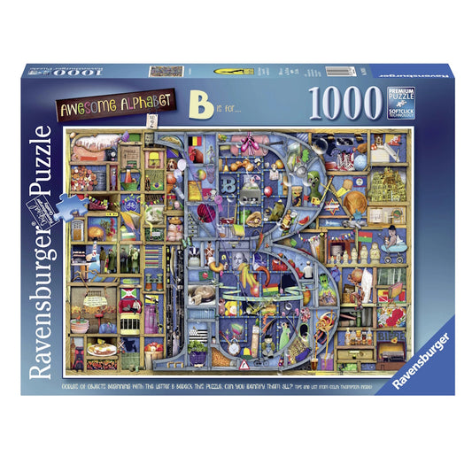 Ravensburger 1000 Piece Puzzle - Awesome Alphabet B
