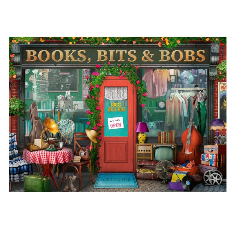 Ravensburger 1000 Piece Puzzle - Books, Bits, & Bobs