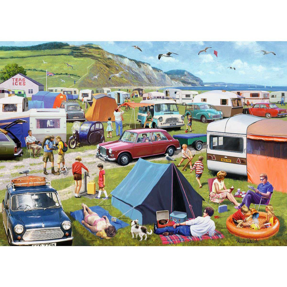 Ravensburger 1000 Piece Puzzle - Camping & Caravanning