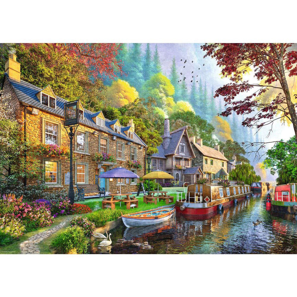 Ravensburger 1000 Piece Puzzle - Canal Side Lane