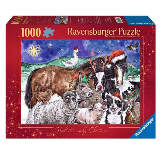 Ravensburger 1000 Piece Puzzle - Christmas Farm