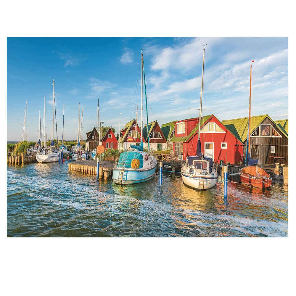 Ravensburger 1000 Piece Puzzle - Colourful Harbourside, Germany