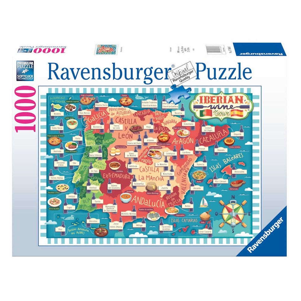 Ravensburger 1000 Piece Puzzle - Iberian Wine Tour