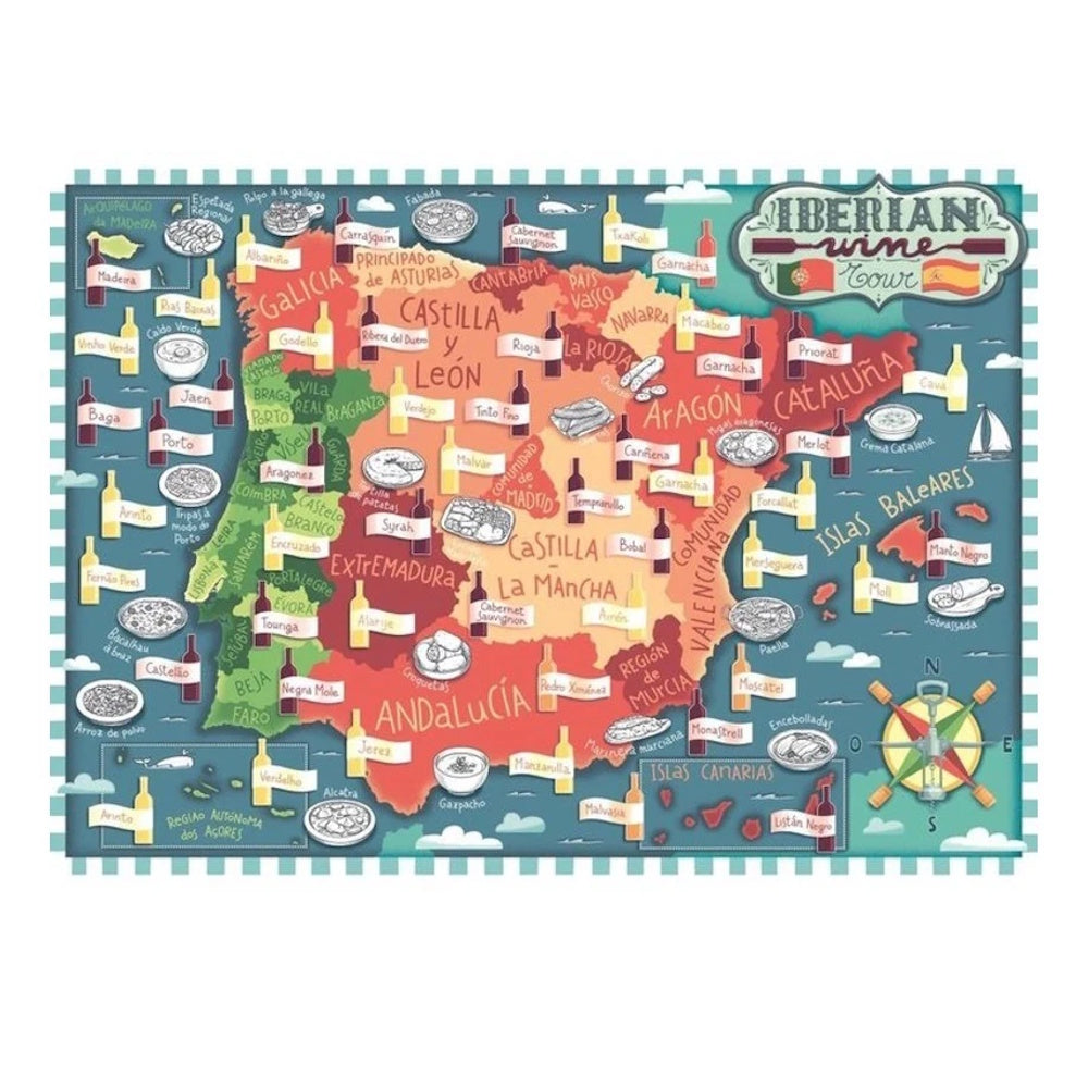 Ravensburger 1000 Piece Puzzle - Iberian Wine Tour