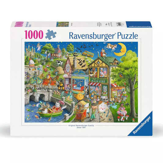 Ravensburger 1000 Piece Puzzle - Mother Gooseville