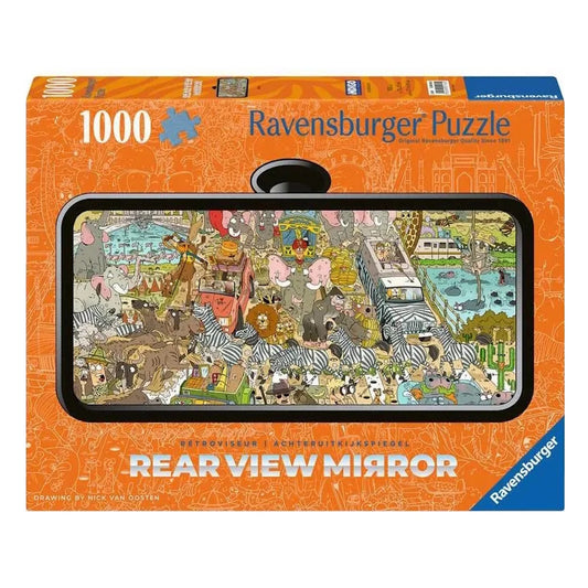 Ravensburger 1000 Piece Puzzle - Rear View Mirror Safari