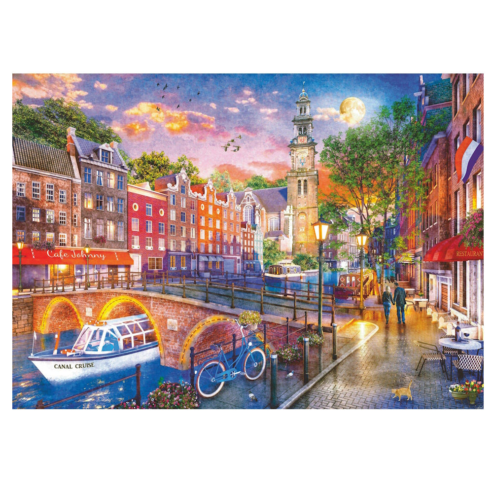 Ravensburger 1000 Piece Puzzle - Sunset in Amsterdam