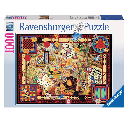 Ravensburger 1000 Piece Puzzle - Vintage Games
