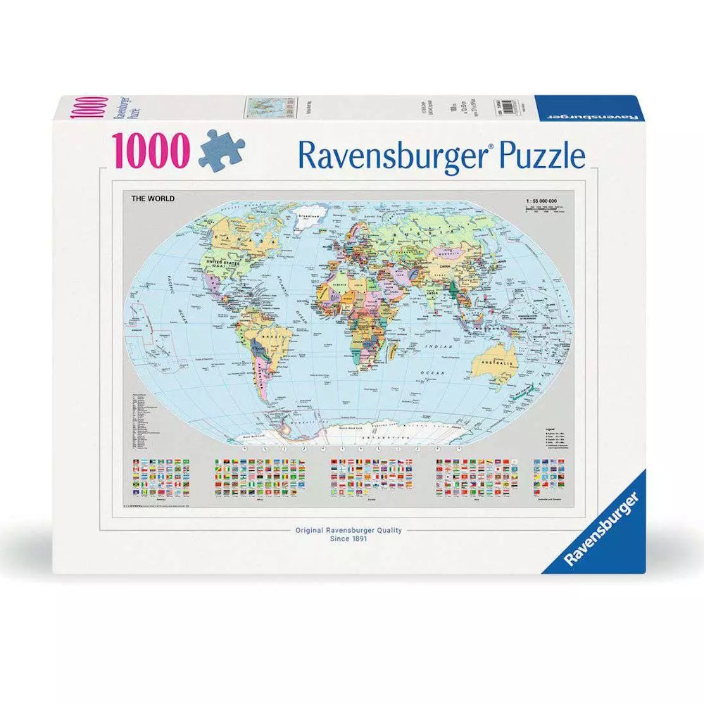 Ravensburger 1000 Piece Puzzle - World Map