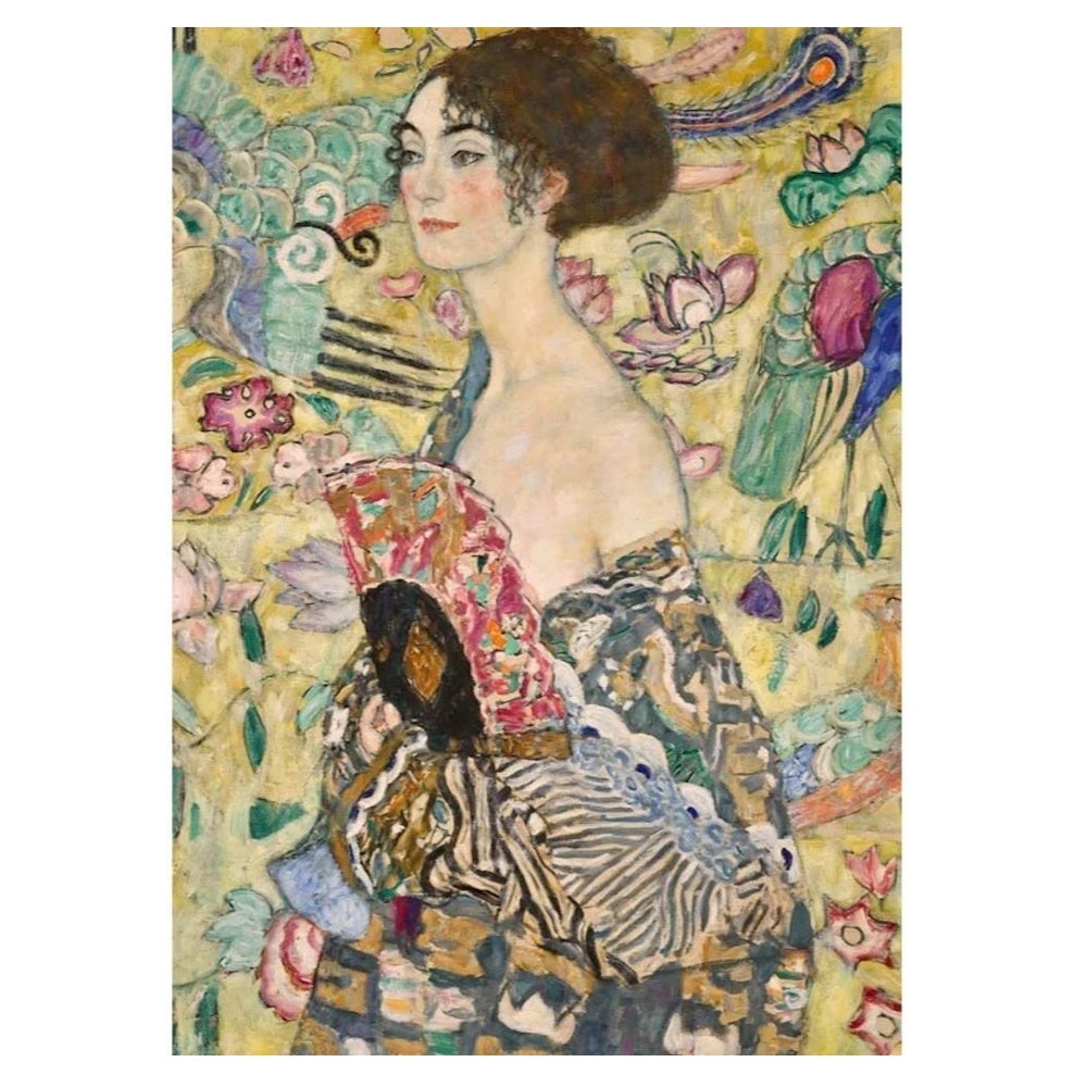 Ravensburger 1000 Piece Puzzle - Klimt: Lady with a Fan