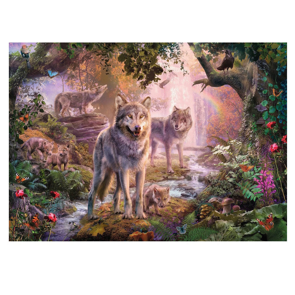Ravensburger 1000 Piece Puzzle - Summer Wolves