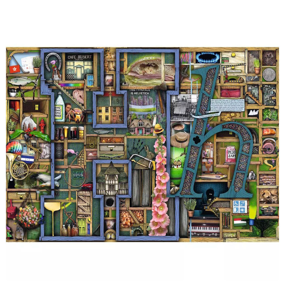 Ravensburger 1000 Piece Puzzle - Awesome Alphabet H