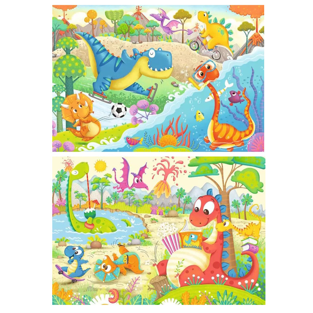Ravensburger 2 x 12 Piece Puzzles - My Dino Friends
