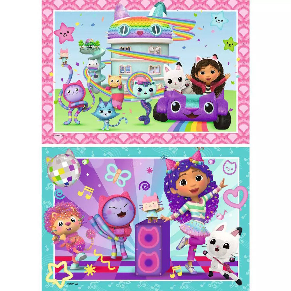 Ravensburger 2 x 24 Piece Puzzles - Gabby's Dollhouse