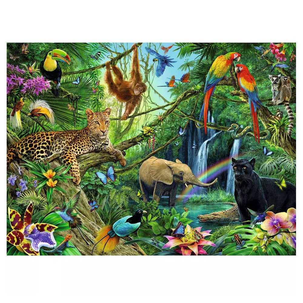 Ravensburger 200 Piece Puzzle - Animals in the Jungle
