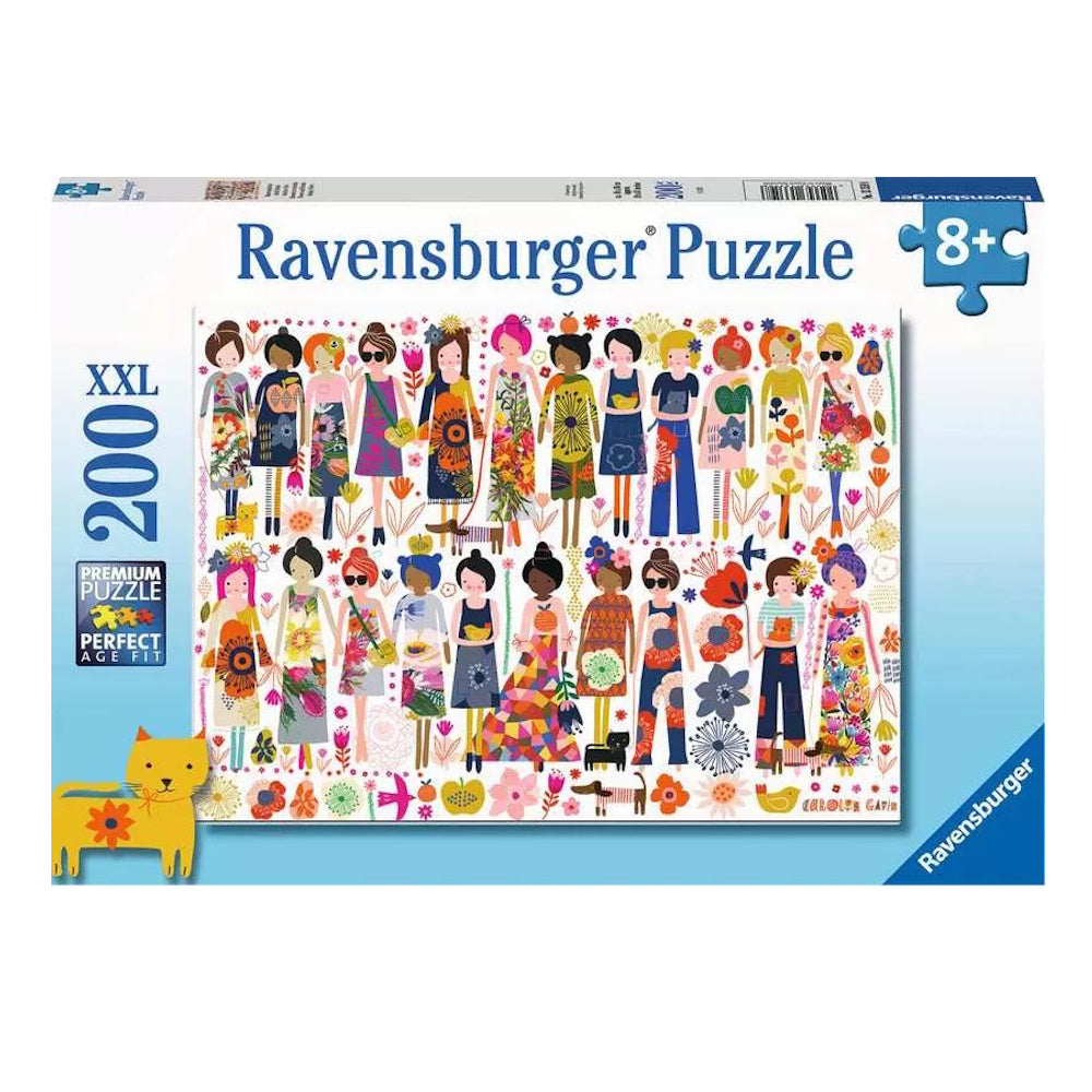Ravensburger 200 Piece Puzzle - Flowers & Friends