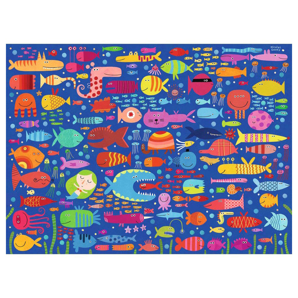 Ravensburger 200 Piece Puzzle - Funny Fish Friends