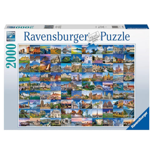 Ravensburger 2000 Piece Puzzle - 99 Places in Europe