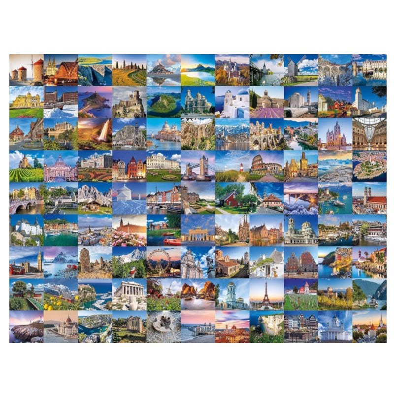 Ravensburger 2000 Piece Puzzle - 99 Places in Europe