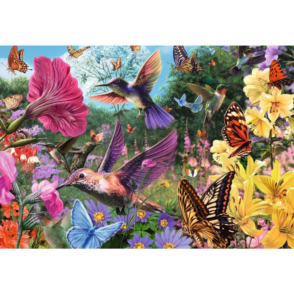 Ravensburger 200 XL Piece Puzzle - Hummingbirds & Butterflies