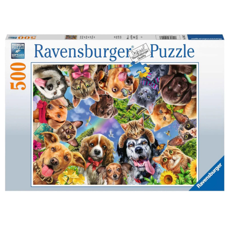 Ravensburger 500 Piece Puzzle - Animal Selfie