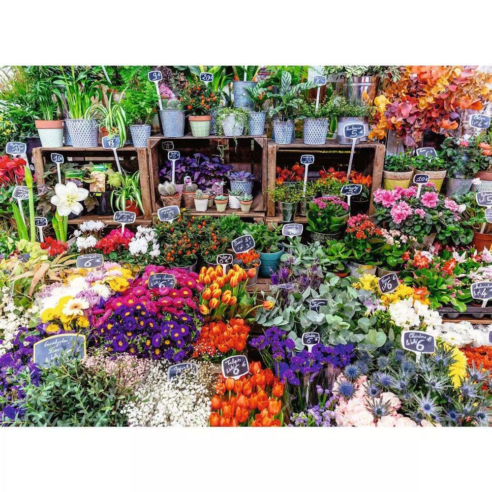 Ravensburger 500 Piece Puzzle - Flower Market, France