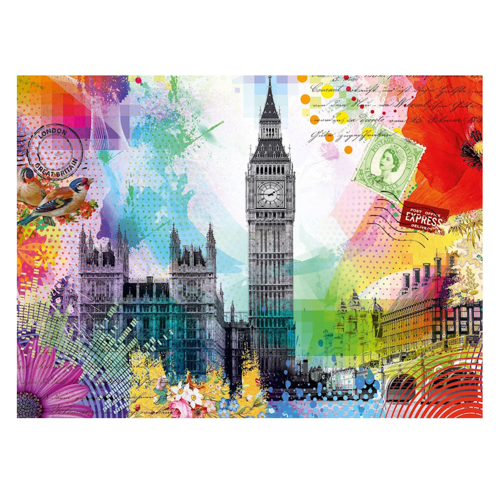 Ravensburger 500 Piece Puzzle - London Postcard