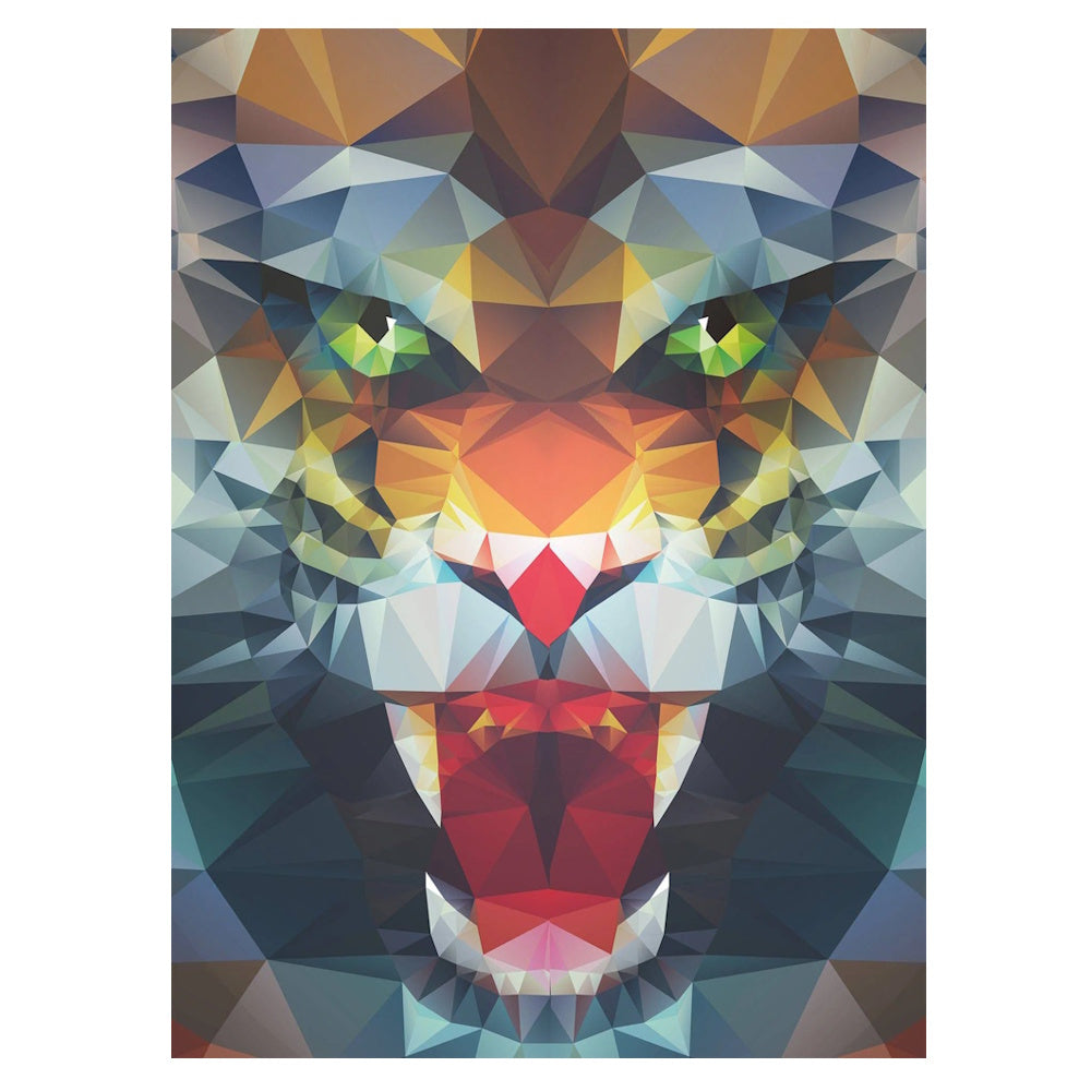 Ravensburger 500 Piece Puzzle - Polygon Lion