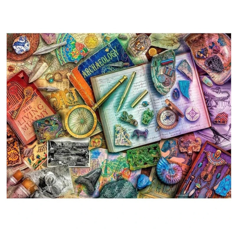 Ravensburger 500 Piece Puzzle - The Archaeologist's Desk