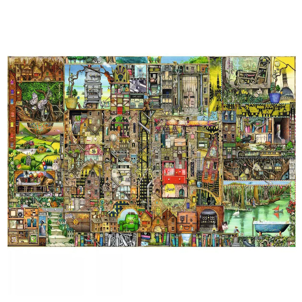 Ravensburger 5000 Piece Puzzle - Colin Thomspson Bizarre Town
