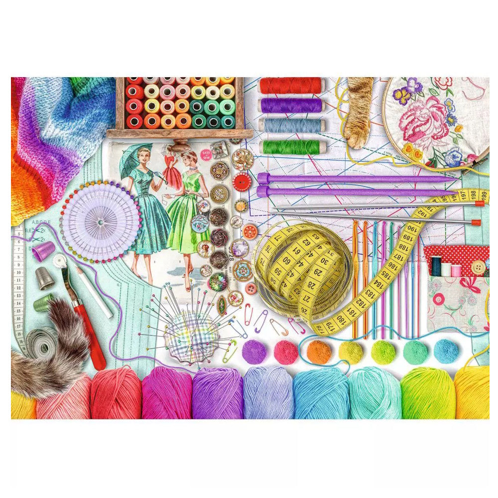 Ravensburger 500 LF Piece Puzzle - Needlework Station