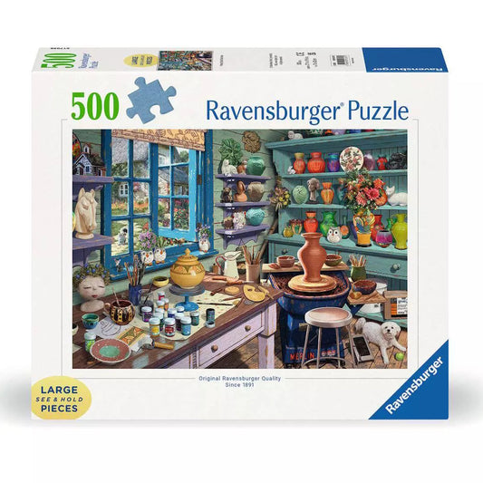 Ravensburger 500 LF Piece Puzzle - Pottery Studio Sanctuary