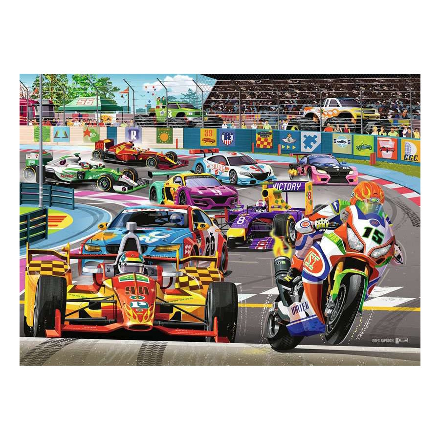 Ravensburger 60 Piece Puzzle - Racetrack Rally