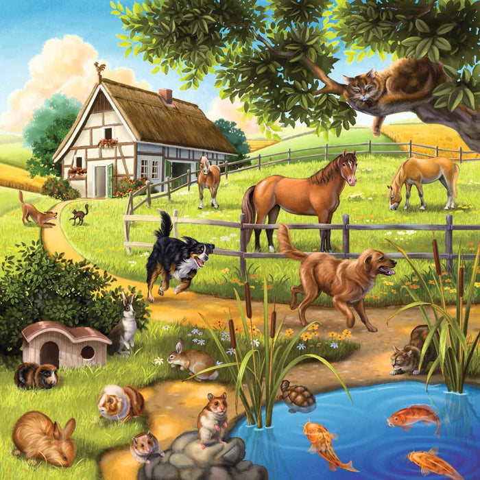 Ravensburger 3 x 49 Piece Puzzles - Forest, Zoo & Pets