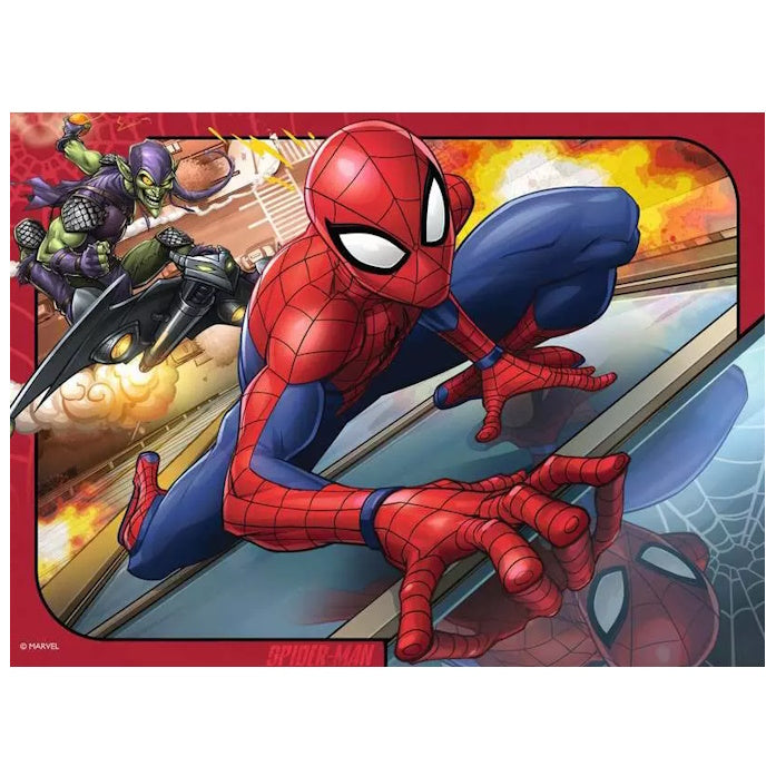 Ravensburger 4 in a Box (12, 16, 20, 24 Piece) Puzzles - Spiderman