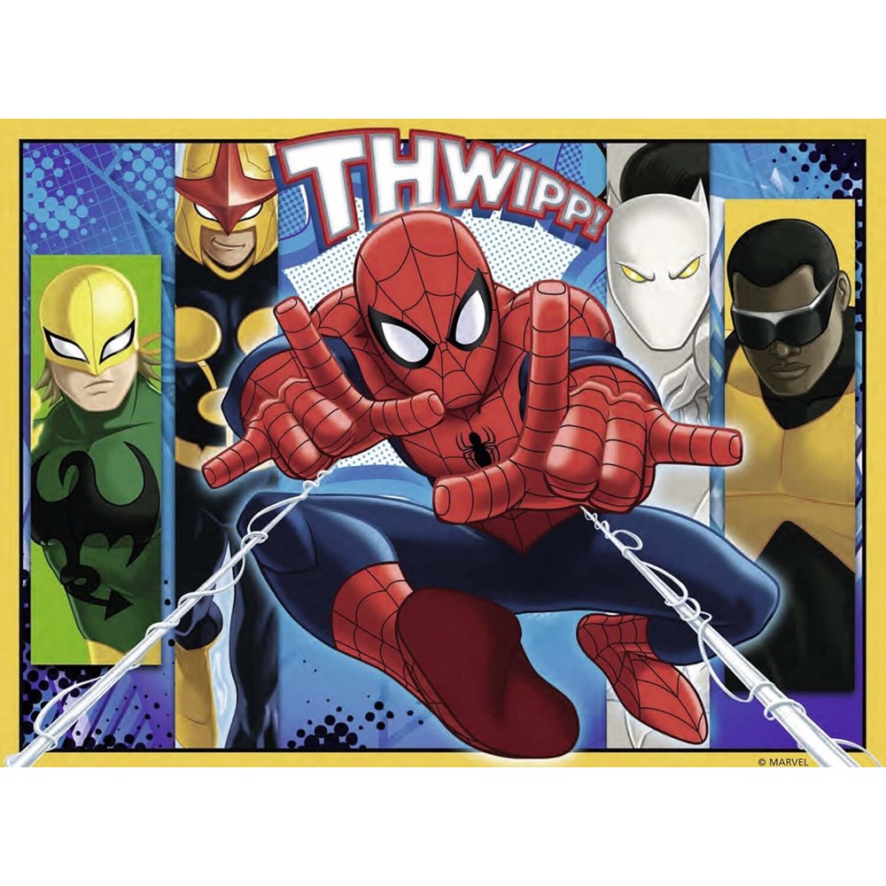 Ravensburger 4 in a Box (12, 16, 20, 24 Piece) Puzzles - Ultimate Spiderman