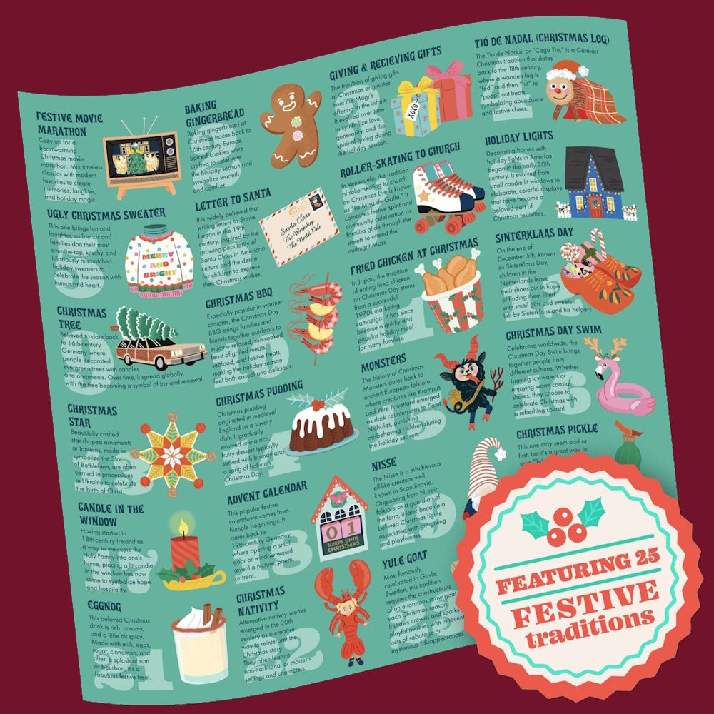 Christmas Countdown 1000 Piece Round Puzzle