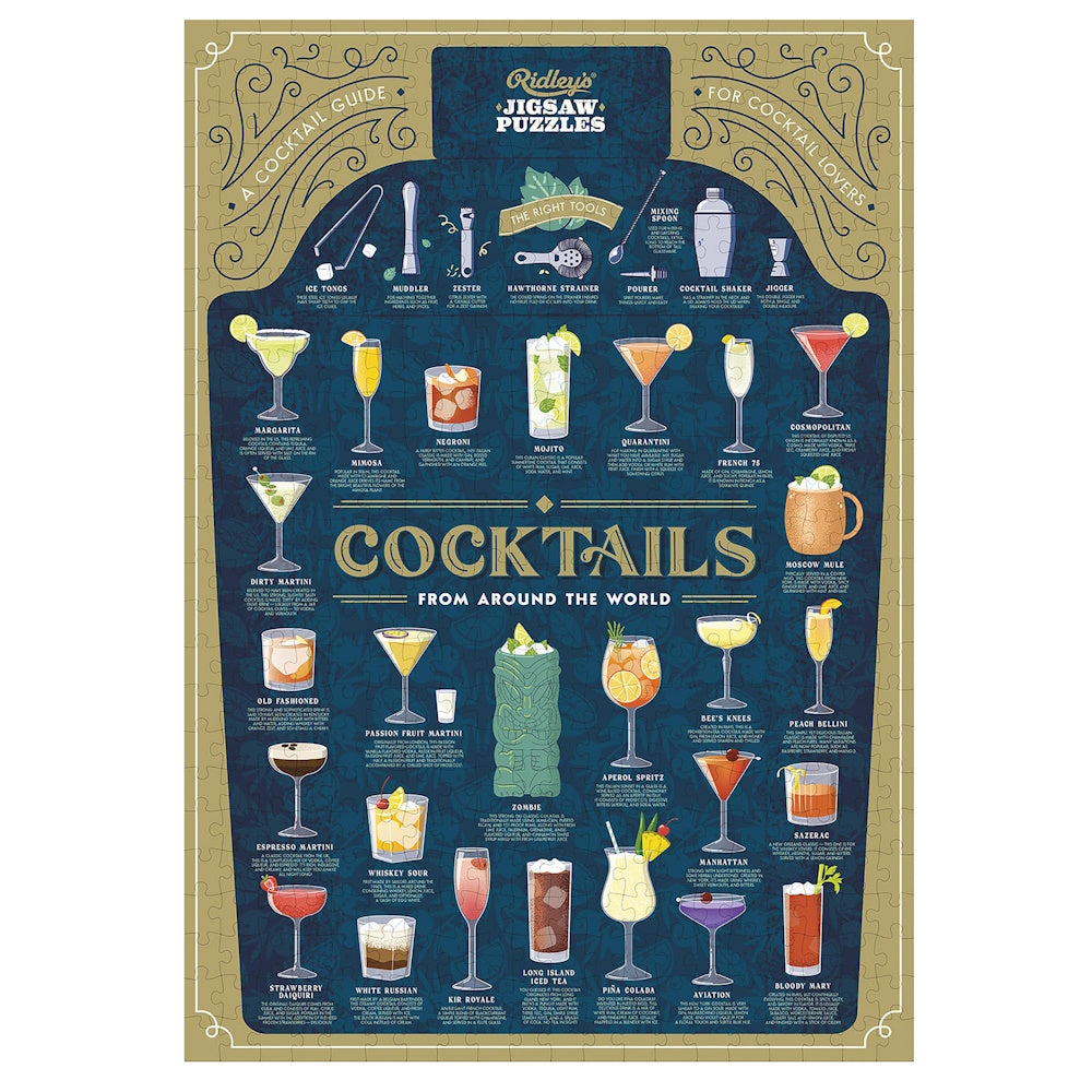 Cocktail Lover's 500 Piece Puzzle