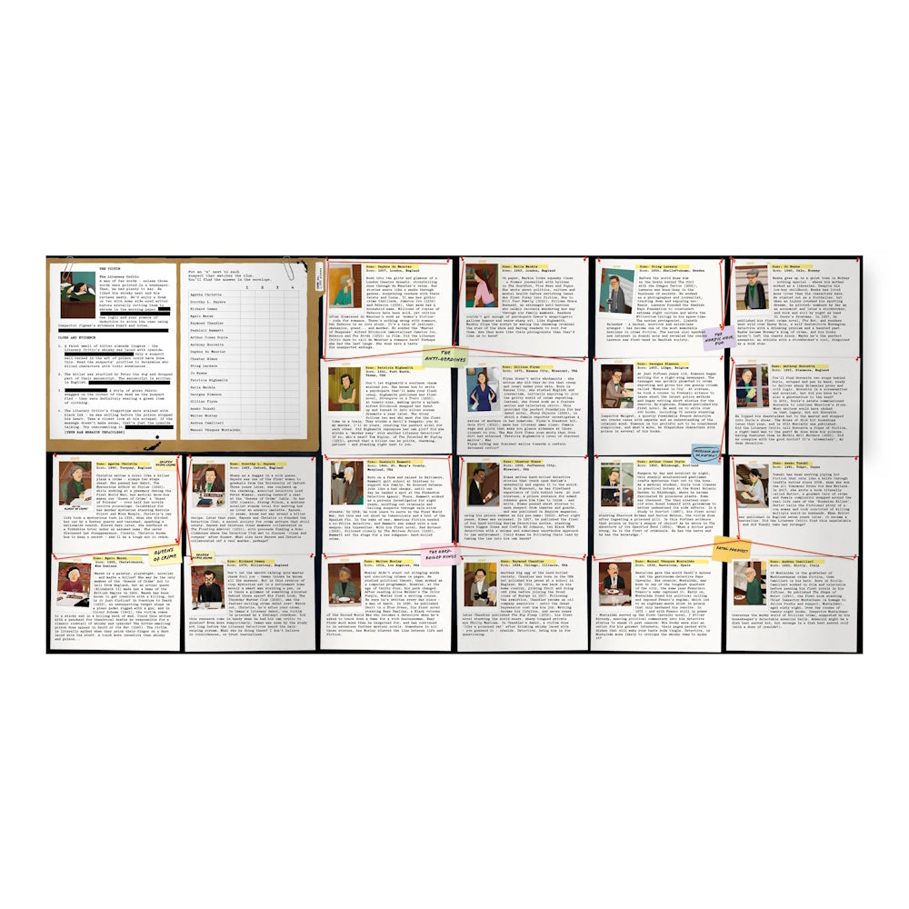 The Literary Detectives' Murder Club - A Whodunnit Jigsaw Puzzle
